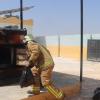 The Syrian Civil Defense installs an incinerator for medical waste in the north west of Syria