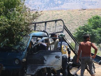 قوات النظام تصعّد على سهل الغاب.. 7 مصابين بصاروخ موجه وهجمات بـ 14 مسيرة انتحارية