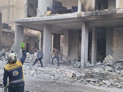 هجمات إرهابية نستهدف منبج….4 قتلى و9 جرحى بانفجار سيارة مفخخة بالمدينة