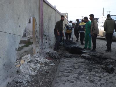 مقتل شخص بقصف صاروخي من طائرة مسيرة مجهولة في ريف جرابلس