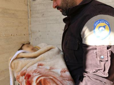 بيان مشترك من الدفاع المدني السوري ومديرية صحة ادلب حول مجزرة خان شيخون بريف إدلب