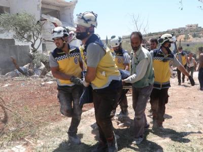 Ongoing Russian War on Syrians: Air Strikes Claim Lives of Three Family Members on Idlib Outskirts