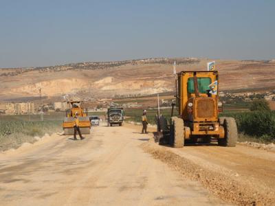 Operational Coalition Initiates Project to Rehabilitate and Asphalt Over 11 km of Vital Roads in Afrin
