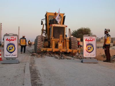 New 8500-Meter Road Project Underway to Enhance Road Infrastructure for Civilians in Eastern Aleppo