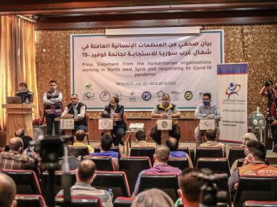 منظمات إنسانية في الشمال السوري تناشد لإعطاء أولوية للاستجابة لجائحة كورونا