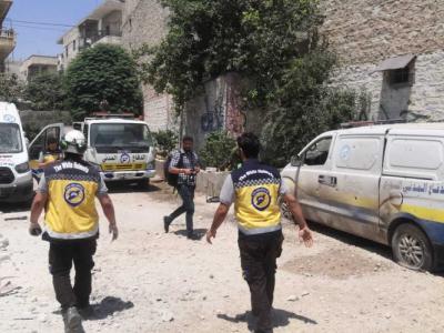 إصابة 8 مدنيين بقصف على عفرين...ومركز الدفاع المدني السوري في المدنية تحت النار