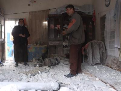 في اليوم الأول من 2024 ...ضحايا مدنيون بهجمات إرهابية لنظام الأسد على ريف حلب