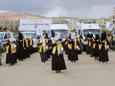 بخطى راسخة… تعزيز لدور المرأة في الدفاع المدني السوري