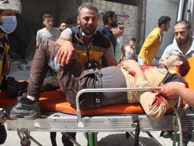 6 شهداء بينهم 3 أطفال و متطوع في الدفاع المدني السوري... ضحايا مجزرة قرية سرجة