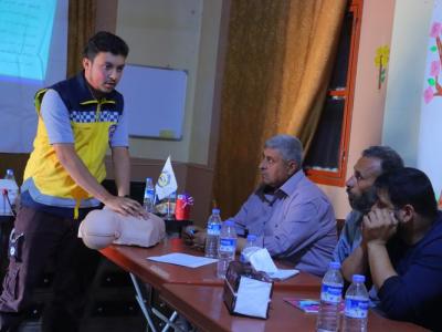 الدفاع المدني السوري يطلق مبادرة لتدريب كوادر تعليمية وطلاب في الجامعات على الإسعافات الأولية