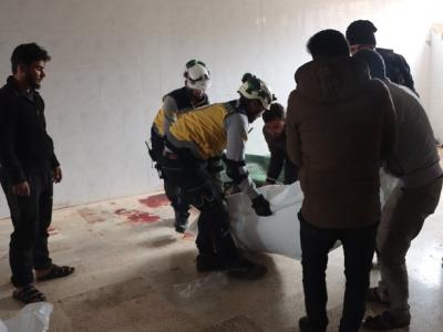 مجزرة جديدة لقوات النظام… 10 قتلى أغلبهم أطفال بقصف استهدفهم أثناء قطافهم الزيتون جنوبي إدلب