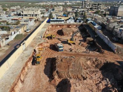 في إطار التعافي من آثار الزلزال …. إطلاق مشروع إعادة بناء مدرسة خالد بن الوليد في جنديرس