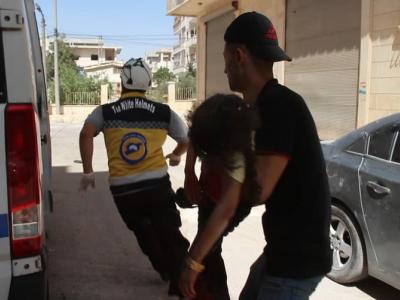 يوم مخضب بالدماء … 9 قتلى أغلبهم أطفال و14 جريحاً في ريف إدلب والمدنيون ومتطوعو الخوذ البيضاء هم الهدف