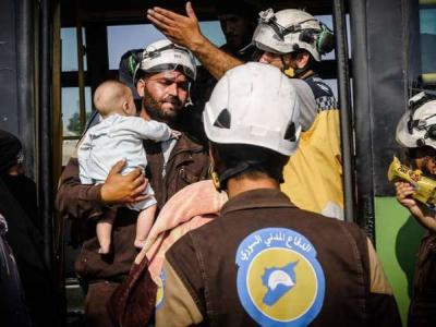 Successful Operation To Evacuate White Helmets From Southern Syria.