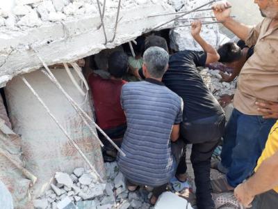 بيان من الدفاع المدني السوري بخصوص التصعيد العسكري لنظام الأسد وروسيا على محافظة درعا