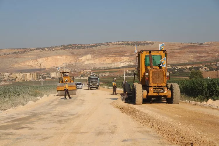 Operational Coalition Initiates Project to Rehabilitate and Asphalt Over 11 km of Vital Roads in Afrin