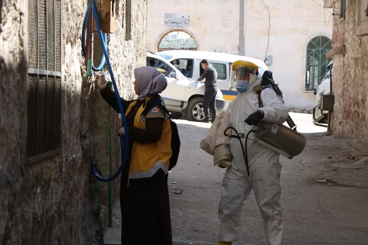 The White Helmets participates in a campaign to combat leishmaniasis with MENTOR Initiative