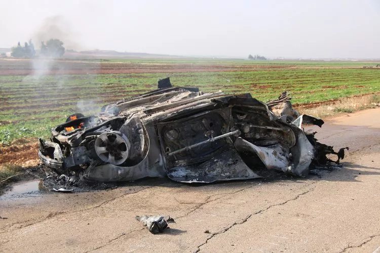 Guided Missiles by Regime Forces Kill a Civilian in the Idlib Countryside