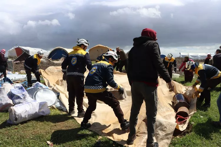 A Wind Storm Strikes Northwestern Syria, Leaving Death and Destruction in Its Wake